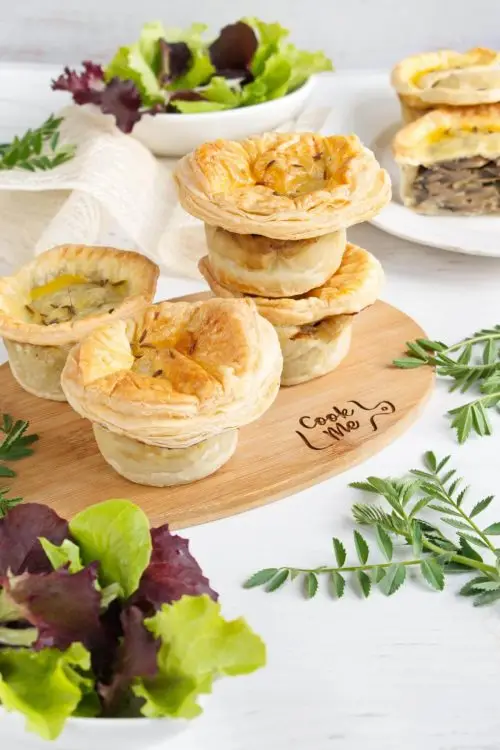 Mini Creamy Mushroom Pies