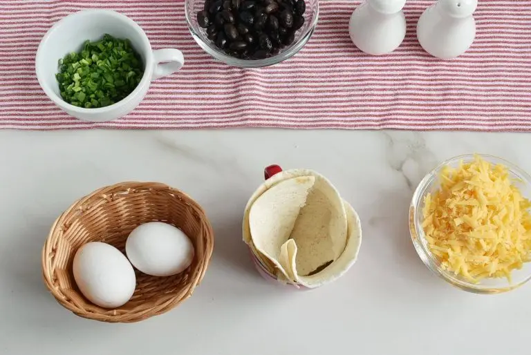 Step 1 - Mugrito: Breakfast Burrito in a Mug