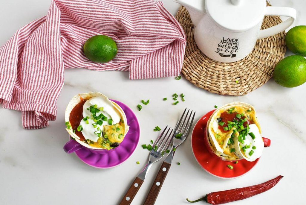 How to serve Mugrito: Breakfast Burrito in a Mug