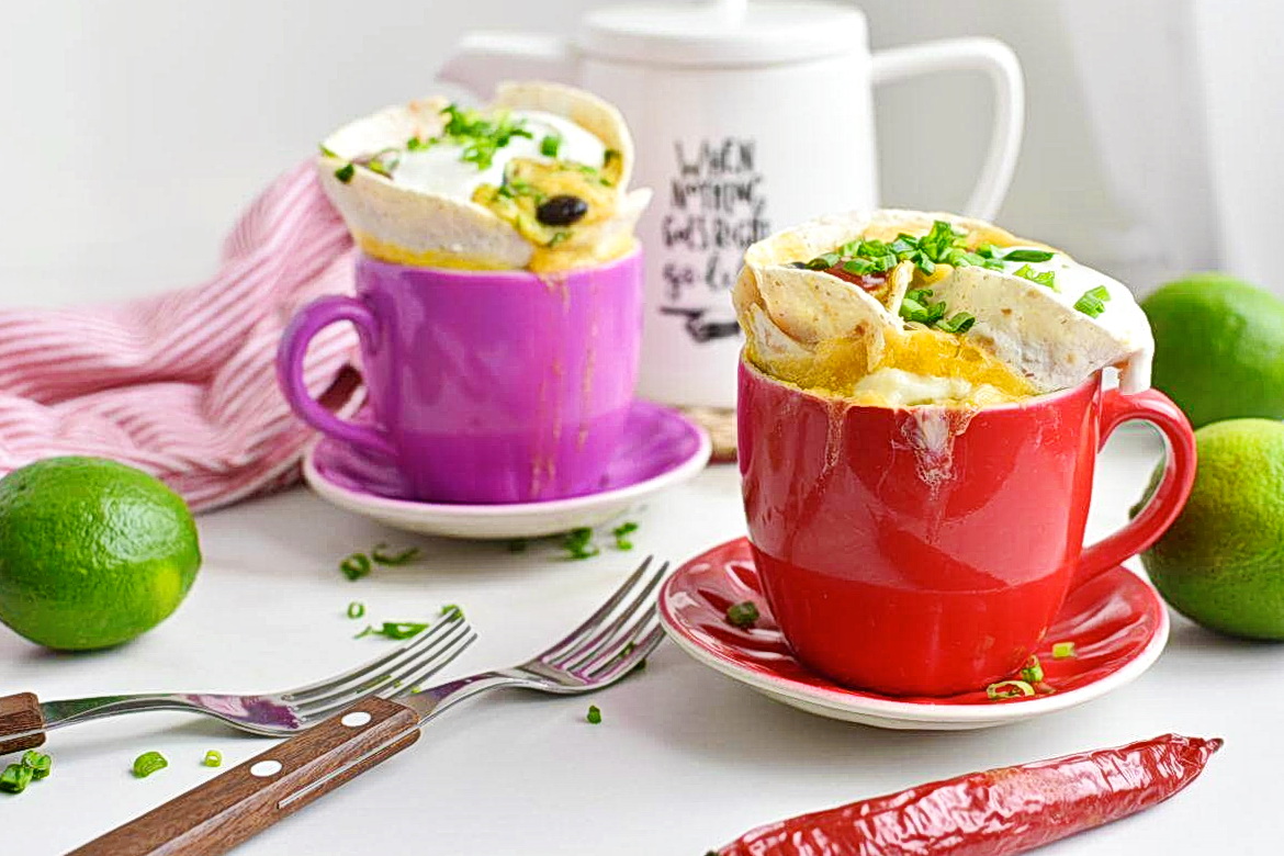 Mugrito: Breakfast Burrito in a Mug