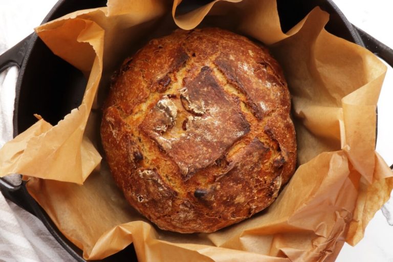 Step 7 - No-Knead Pecan Pumpkin Bread
