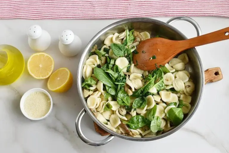 Step 4 - Oyster Mushroom and Spinach Orecchiette