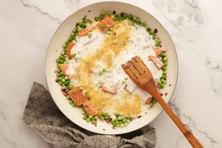 Step 3 - Pasta with Salmon & Peas