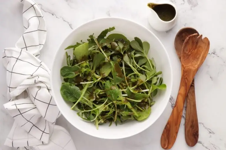 Step 6 - Purslane and Pickled Strawberry Salad