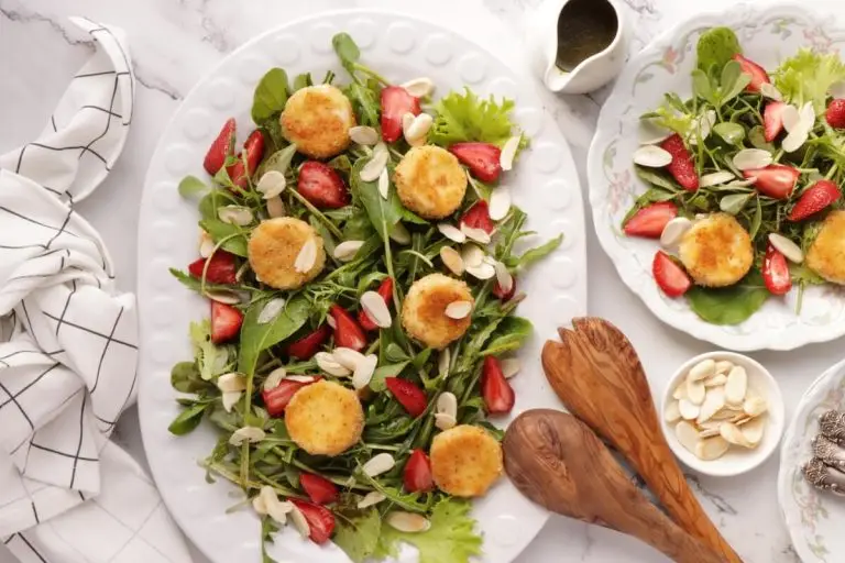 Step 7 - Purslane and Pickled Strawberry Salad