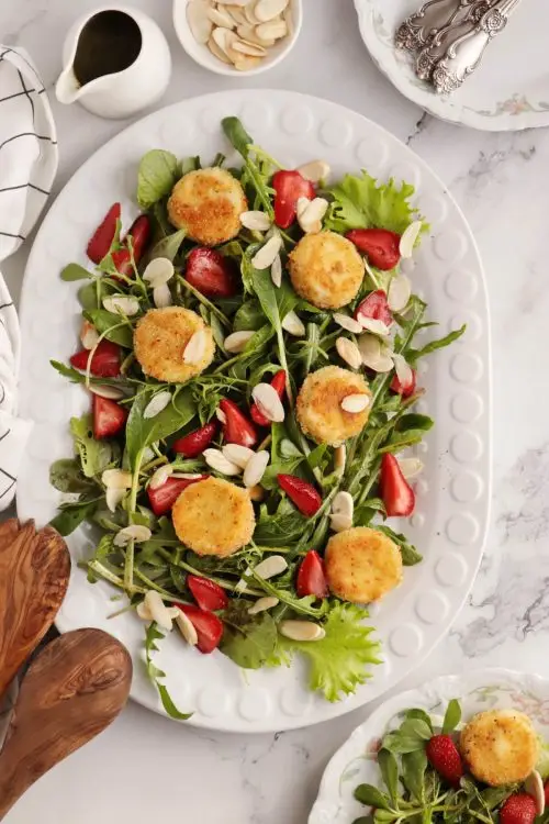 Purslane and Pickled Strawberry Salad