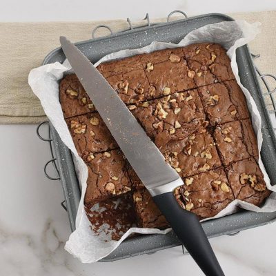 Salted Chocolate & Hazelnut Brownies Recipe - Cook.me Recipes