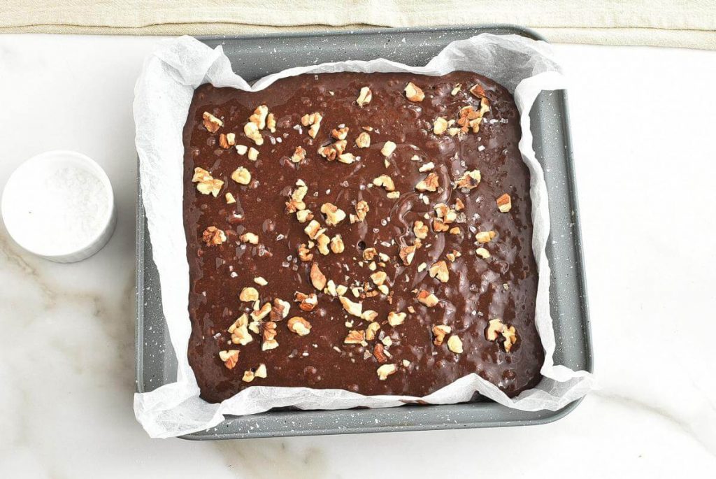 Salted Chocolate & Hazelnut Brownies recipe - step 6