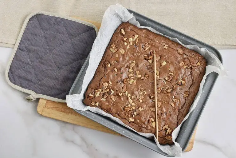 Step 7 - Salted Chocolate & Hazelnut Brownies