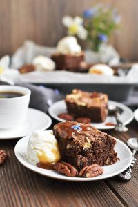 Salted Chocolate & Hazelnut Brownies