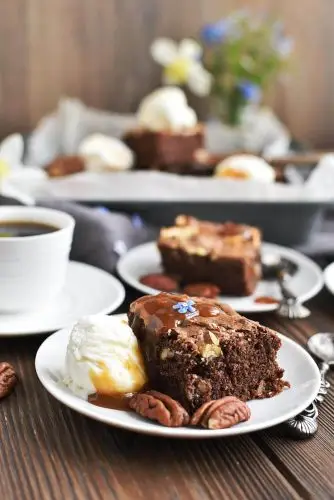 Salted Chocolate & Hazelnut Brownies