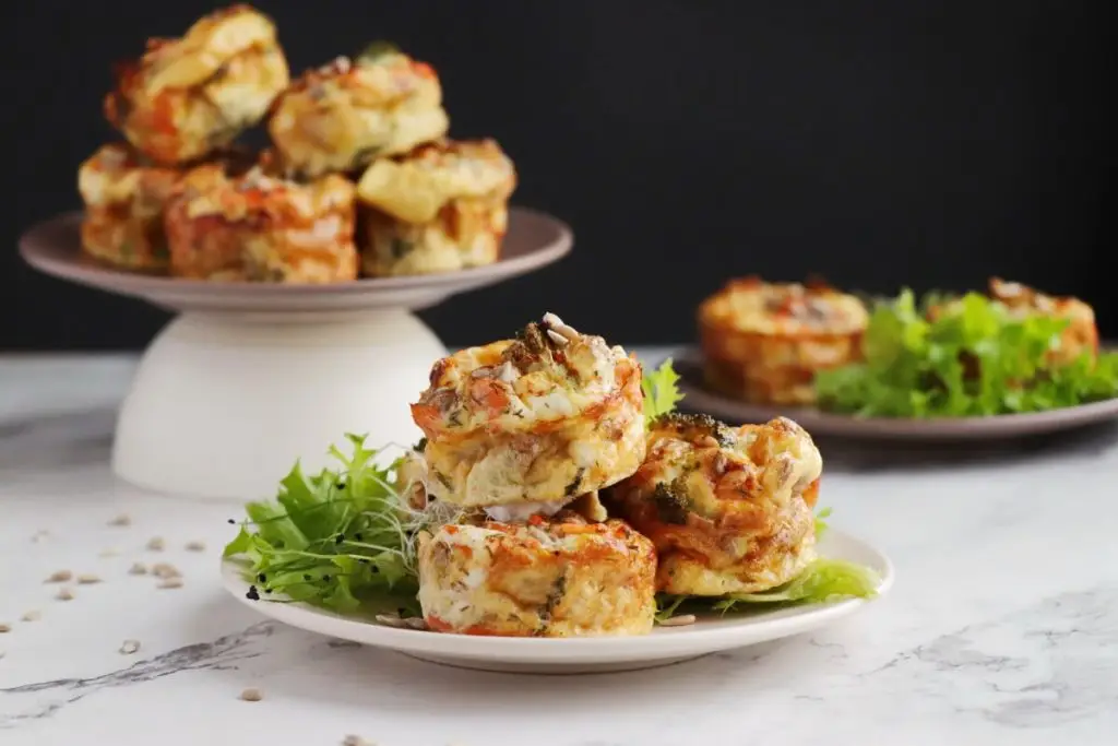 Smoked Salmon Keto Mini Quiches