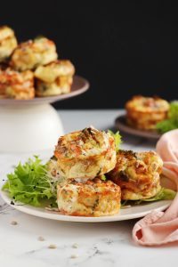 Smoked Salmon Keto Mini Quiches