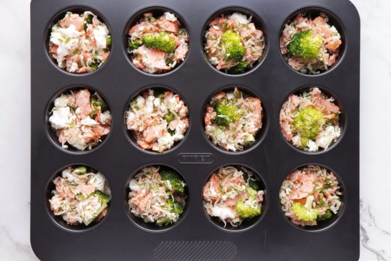 Step 3 - Smoked Salmon Keto Mini Quiches