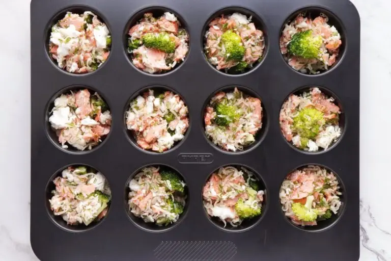 Step 3 - Smoked Salmon Keto Mini Quiches