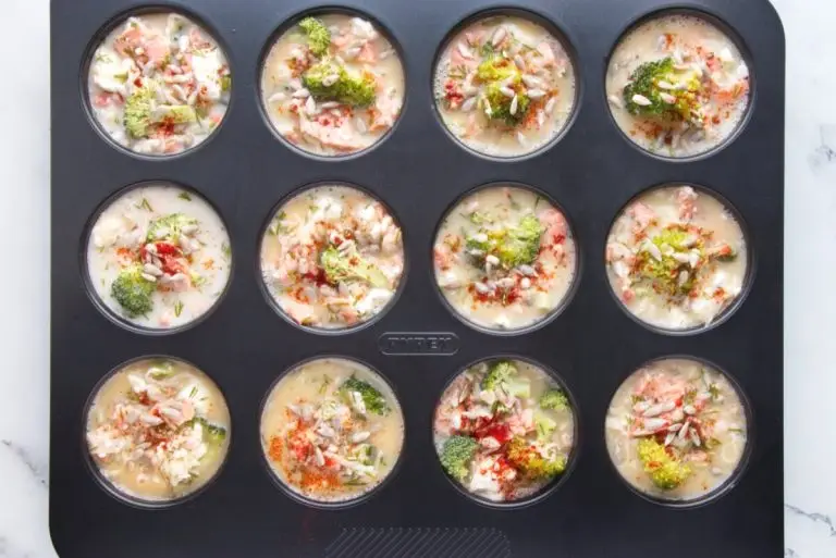 Step 6 - Smoked Salmon Keto Mini Quiches