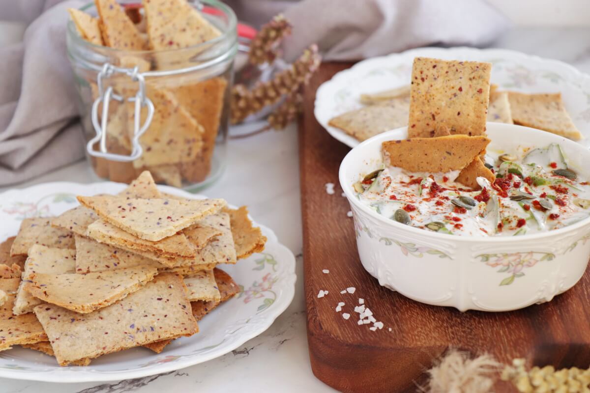 Sourdough Discard Crackers