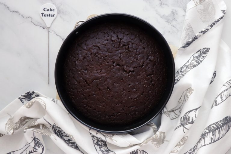 Step 5 - Sourdough Discard Vegan Chocolate Cake