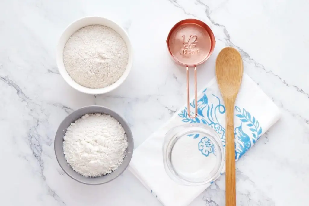 Ingredients for Sourdough Starter