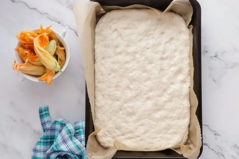 Step 2 - Squash Blossom Focaccia