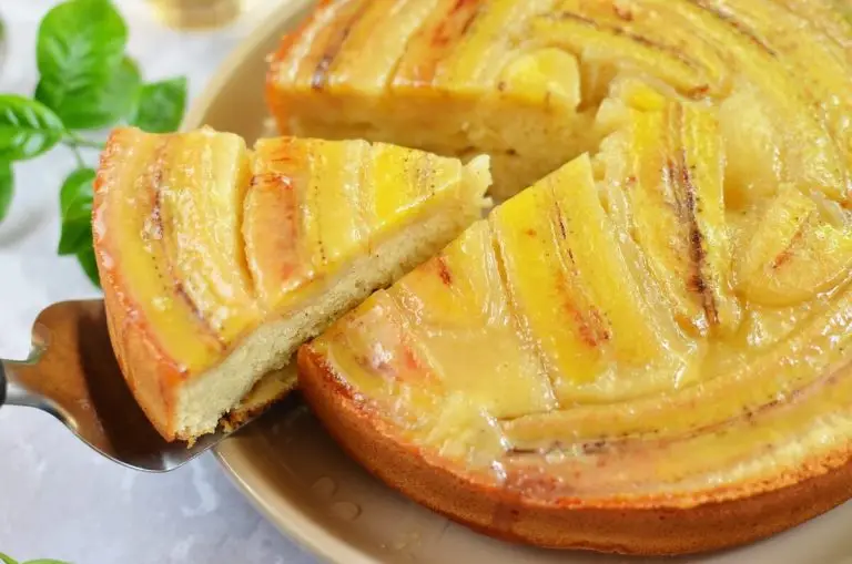 Step 8 - Sticky Upside-Down Banana Cake