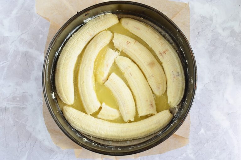 Step 3 - Sticky Upside-Down Banana Cake