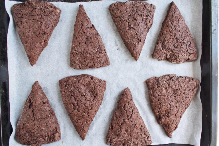 Step 9 - Triple Chocolate Scones Supreme