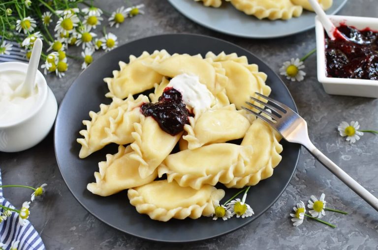 Step 9 - Vareniki with Farmers Cheese