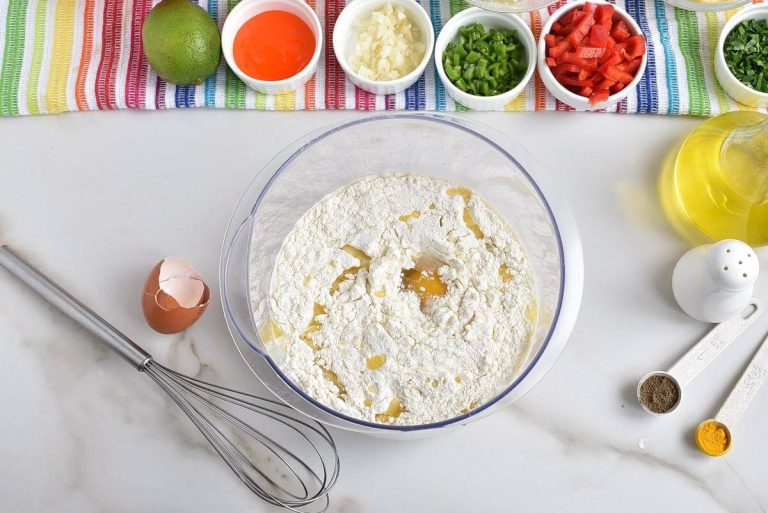 Step 1 - Vegetable Cheese Crepes