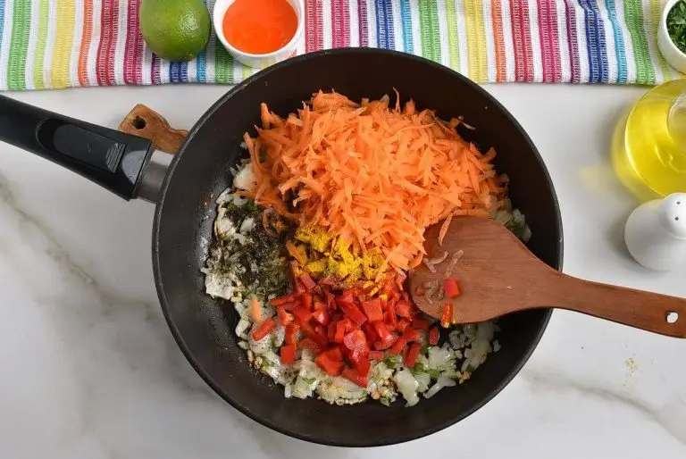 Step 5 - Vegetable Cheese Crepes
