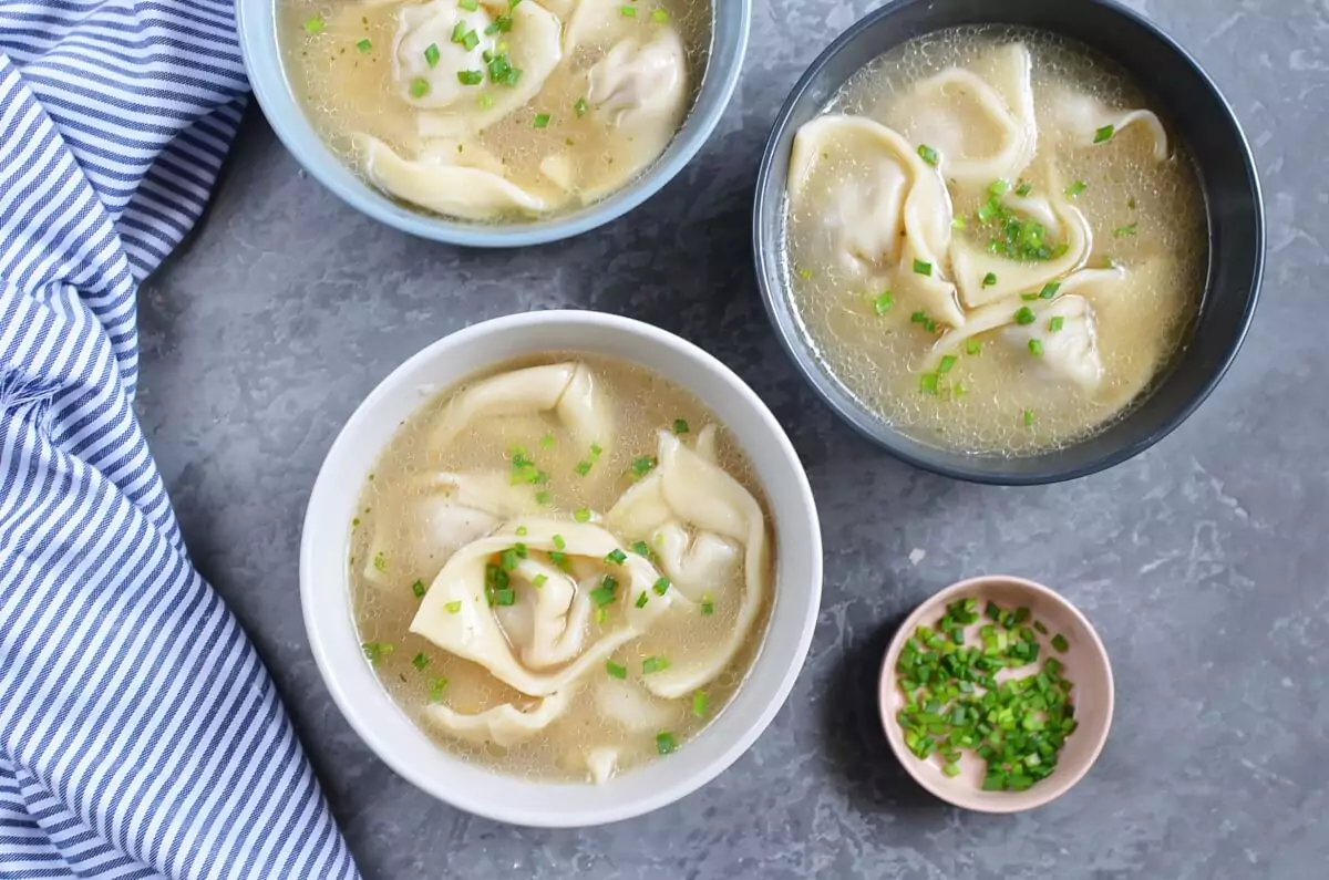 Wonton Soup Recipe-How To Make Wonton Soup-Homemade Wonton Soup