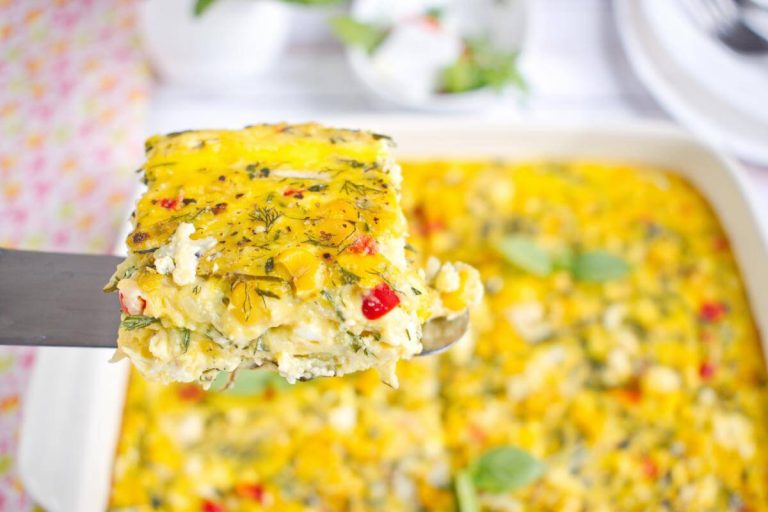 Step 7 - Zucchini, Corn & Egg Casserole