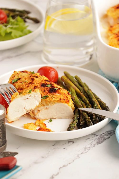 3-Ingredient Hummus-Crusted Chicken