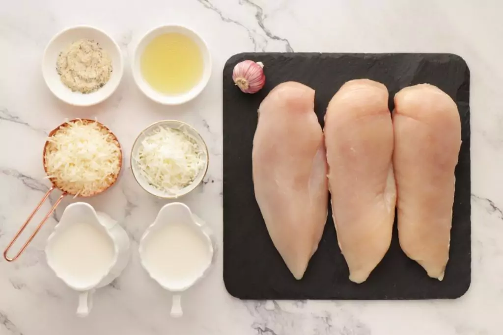 Ingredients for 30-Minute Low-Carb Chicken