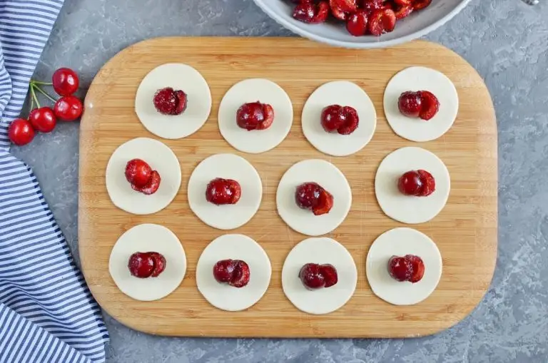 Step 5 - Vareniki (Pierogi) with Cherries