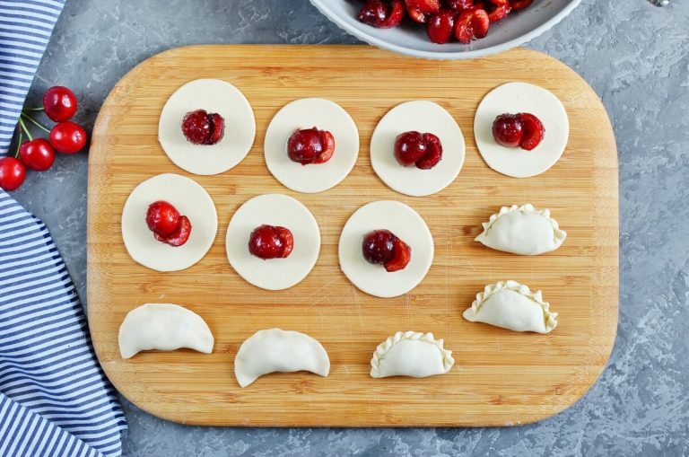 Step 6 - Vareniki (Pierogi) with Cherries