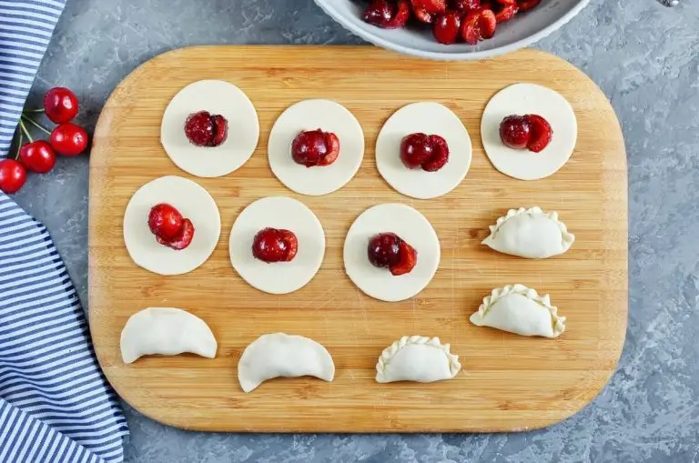 Step 6 - Vareniki (Pierogi) with Cherries