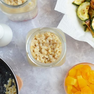 Barley & Zucchini Jar Salad recipe - step 5