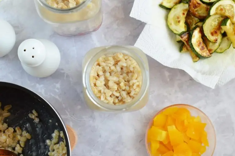 Step 5 - Barley & Zucchini Jar Salad