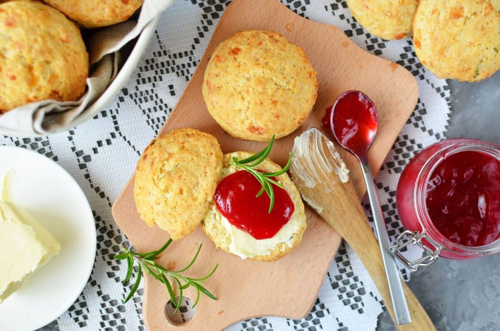 How to serve British Cheddar and Rosemary Scones