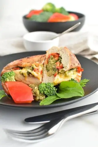 Broccoli Cheese Stuffed Chicken