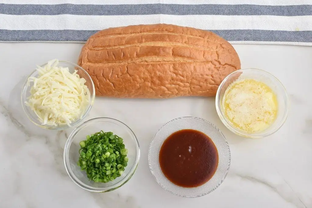 Ingredients for Buffalo Pull-Apart Bread