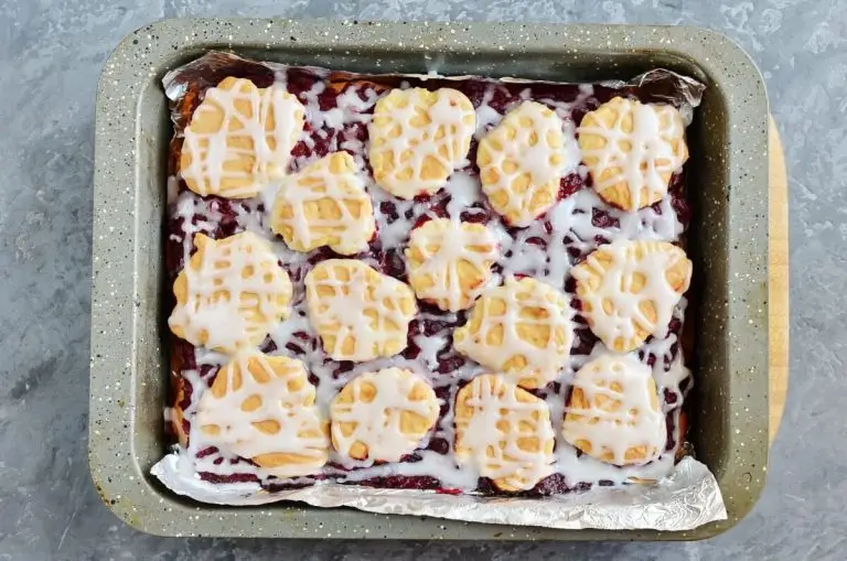 Step 11 - Cherry Kuchen Bars