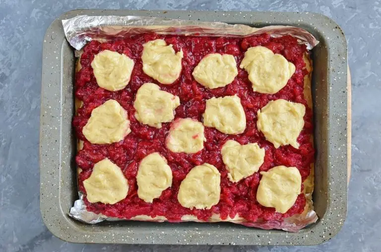 Step 7 - Cherry Kuchen Bars