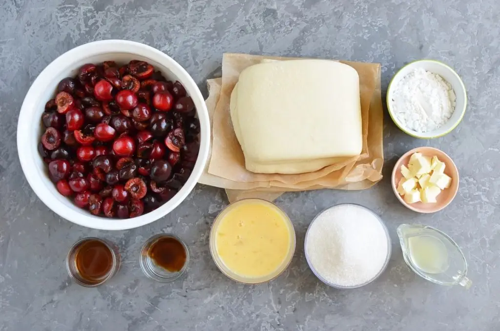 Ingredients for Cherry Pie