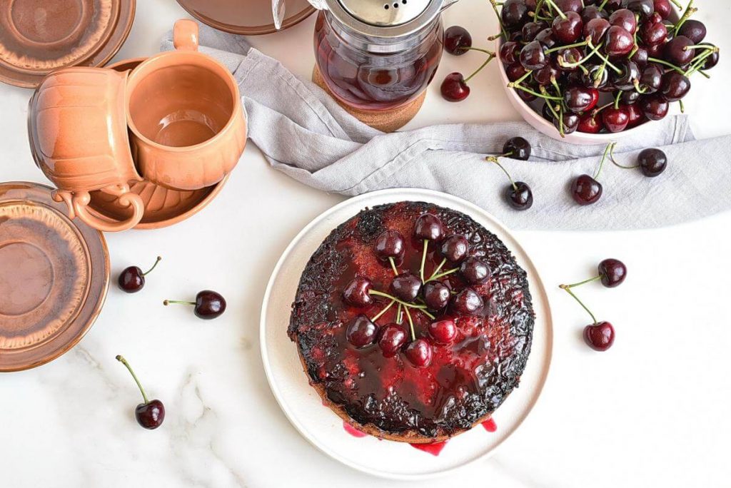 How to serve Cherry Upside-Down Cake