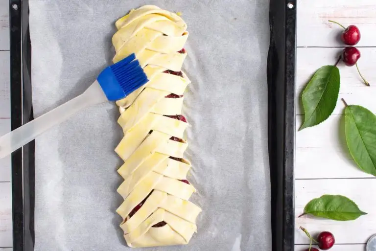 Step 7 - Braided Cherry & Chocolate Pastry