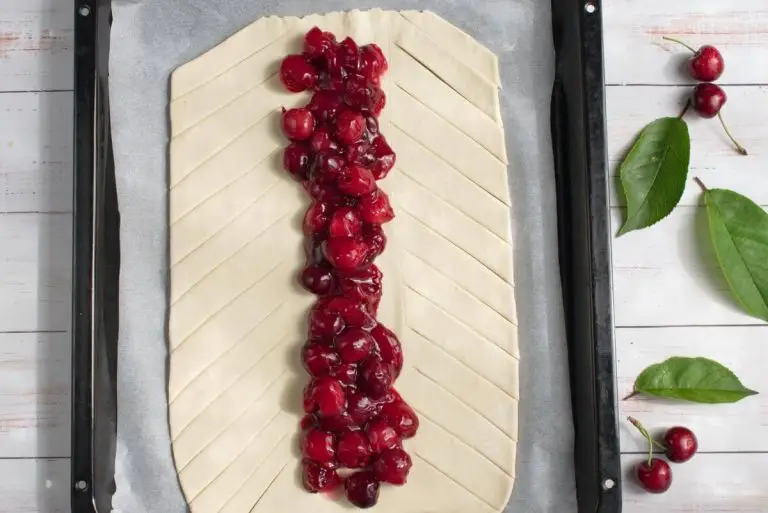 Step 5 - Braided Cherry & Chocolate Pastry