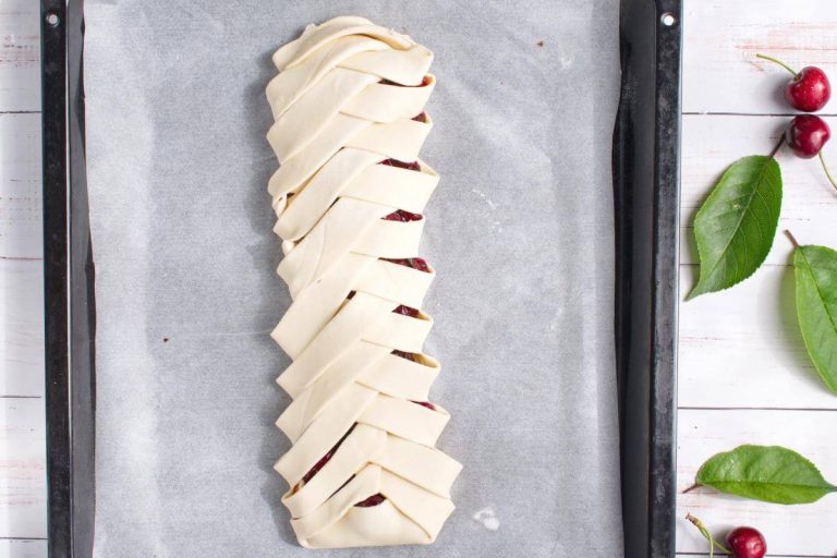Step 6 - Braided Cherry & Chocolate Pastry