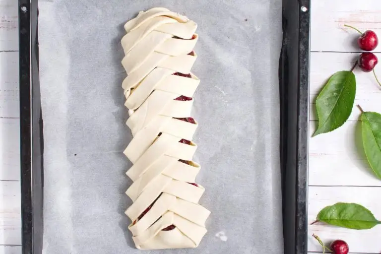 Step 6 - Braided Cherry & Chocolate Pastry